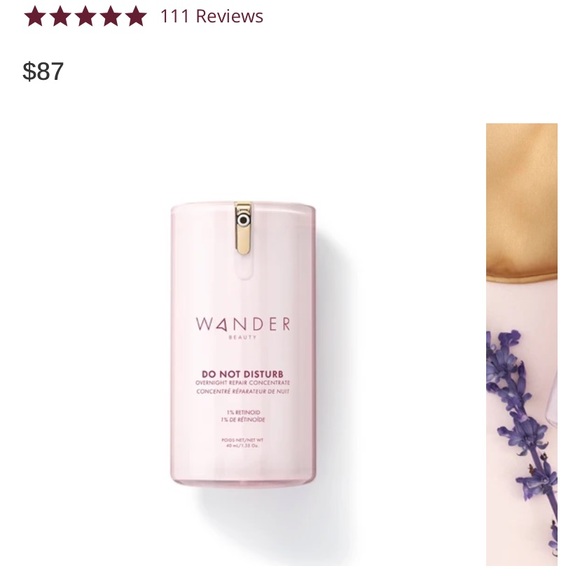 Other - NWT Wander Beauty Do Not Disturb repair mask.